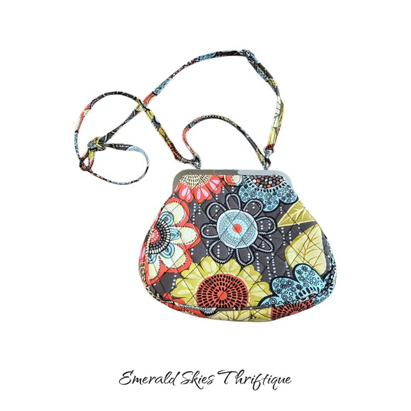 Vera Bradley Handbags - Vera Bradley crossbody bag in the retired Flower Shower pattern
